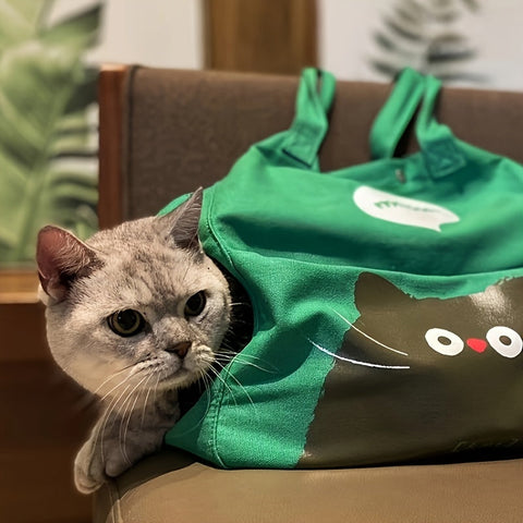 Cute Portable Cat Canvas Carrier bag