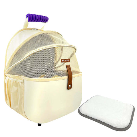 Breathable Pet Carrier Backpack with Transparent Space Capsule and Big Capacity