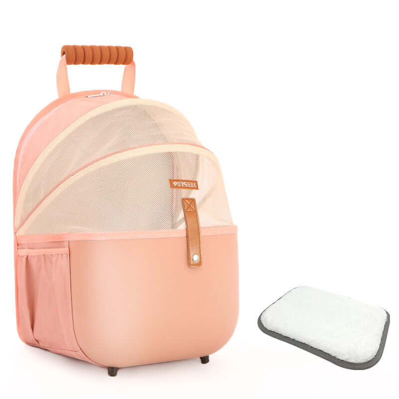 Breathable Pet Carrier Backpack with Transparent Space Capsule and Big Capacity