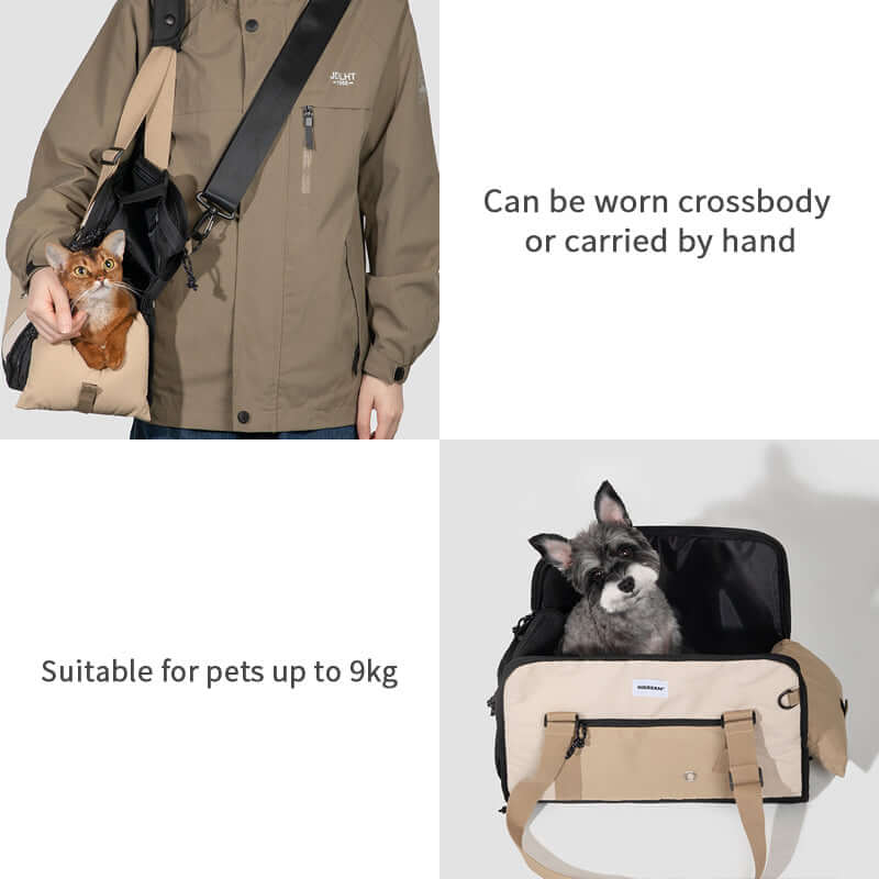 Portable breathable pet bag