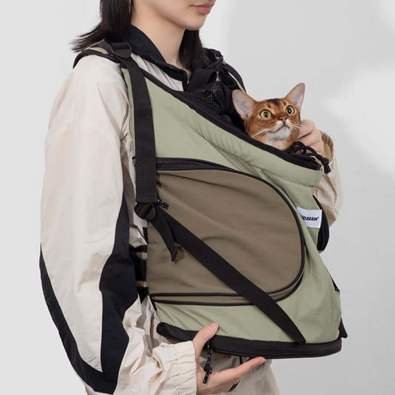 Front-Facing Cuddle Pet Carrier Backpack